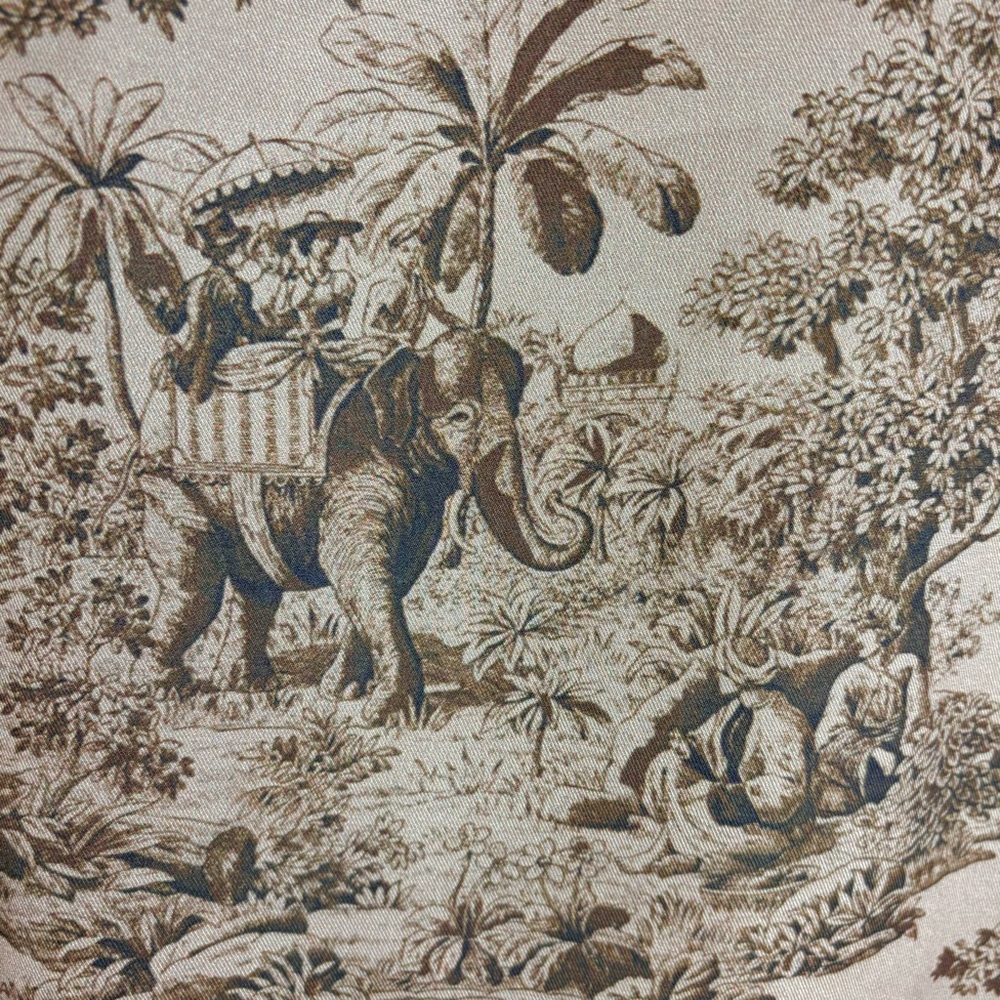 Vila brown elephant toile shirt